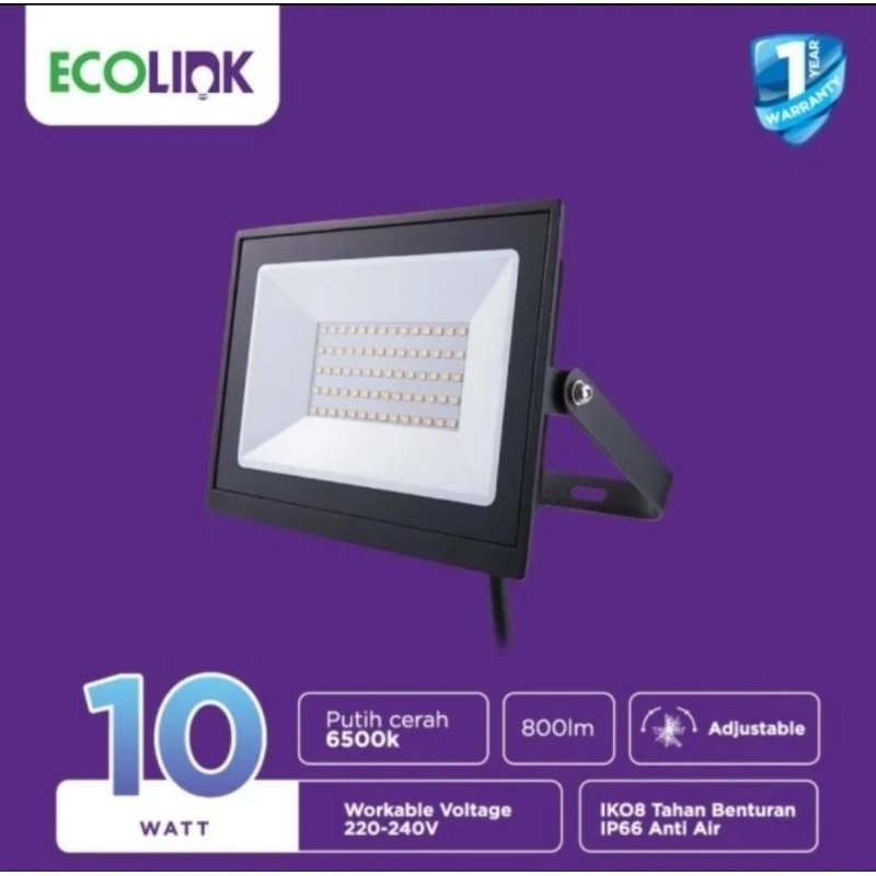 Ecolink lampu sorot FL007 flood light 10w