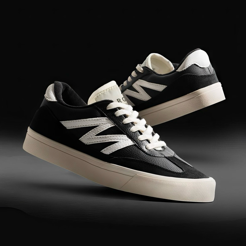 MARQUE.CO - Sepatu Sneakers Gustav Series - Black White Casual Pria Wanita