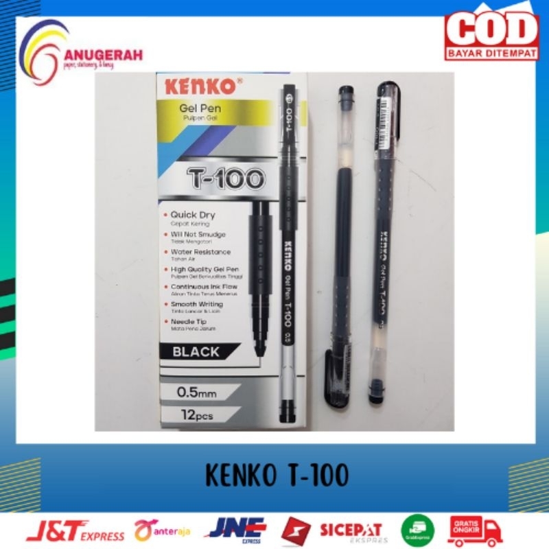 

KENKO T -100 BOLPOIN GEL HITAM (LSN)