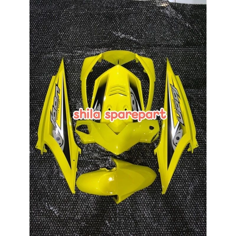 cover full body Alus Beat karbu warna kuning Plus striping Icon Tahun 2009/2011