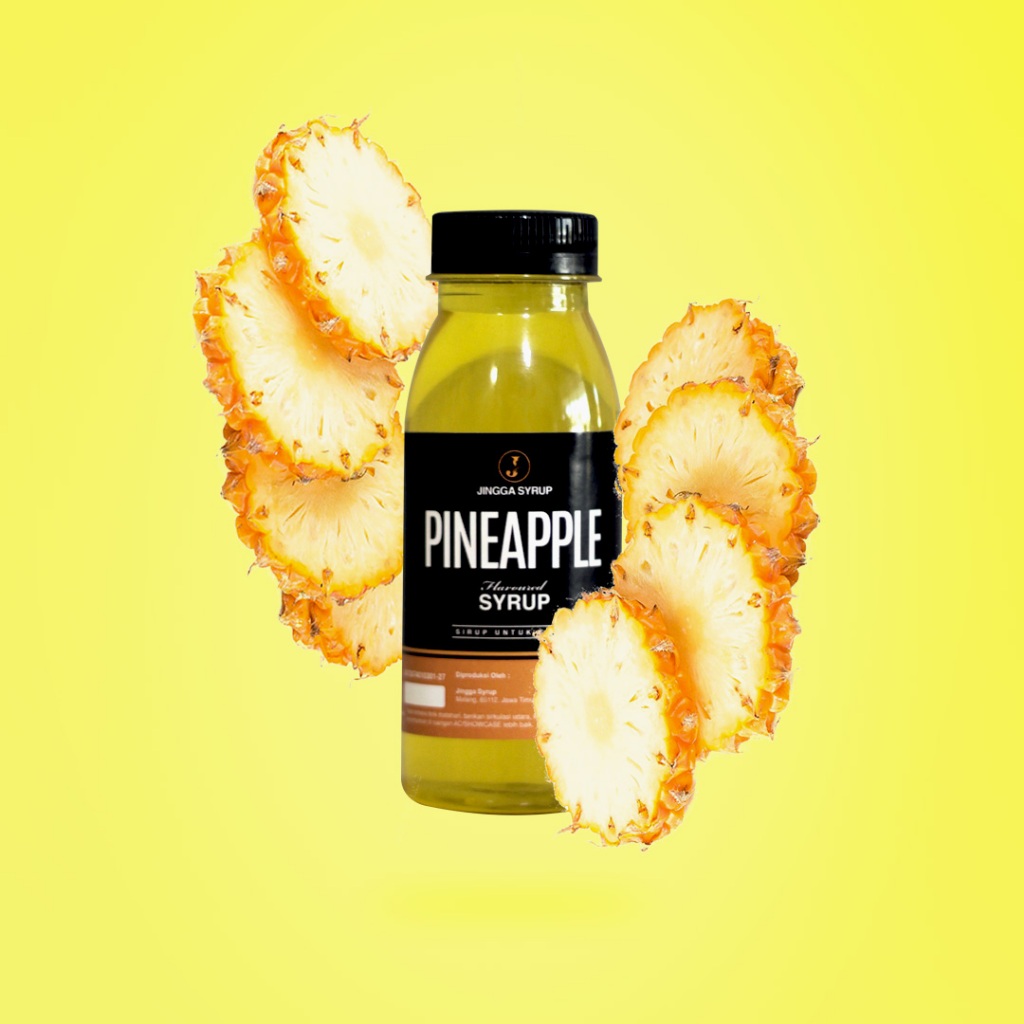 

JINGGA Pineapple Syrup 100ml - Sirup Flavor Nanas Untuk Mocktail Cocktail Tea Coffee