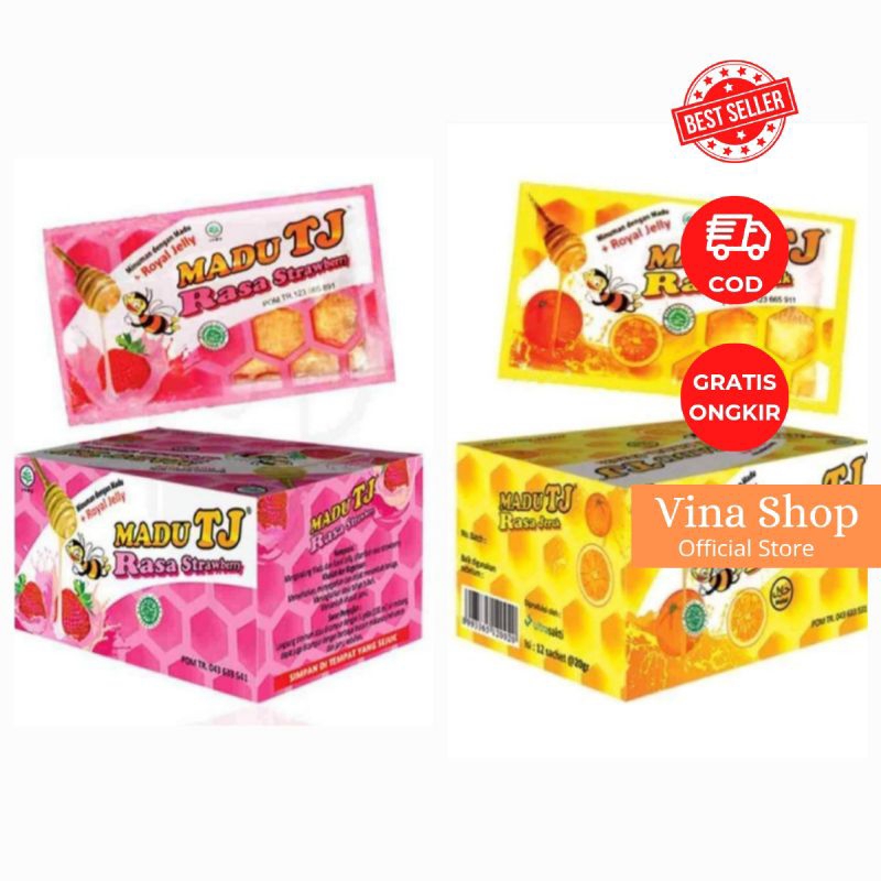 

Paket Bundle Madu TJ Sachet Rasa Jeruk dan Strawberry 20gr 2 Box