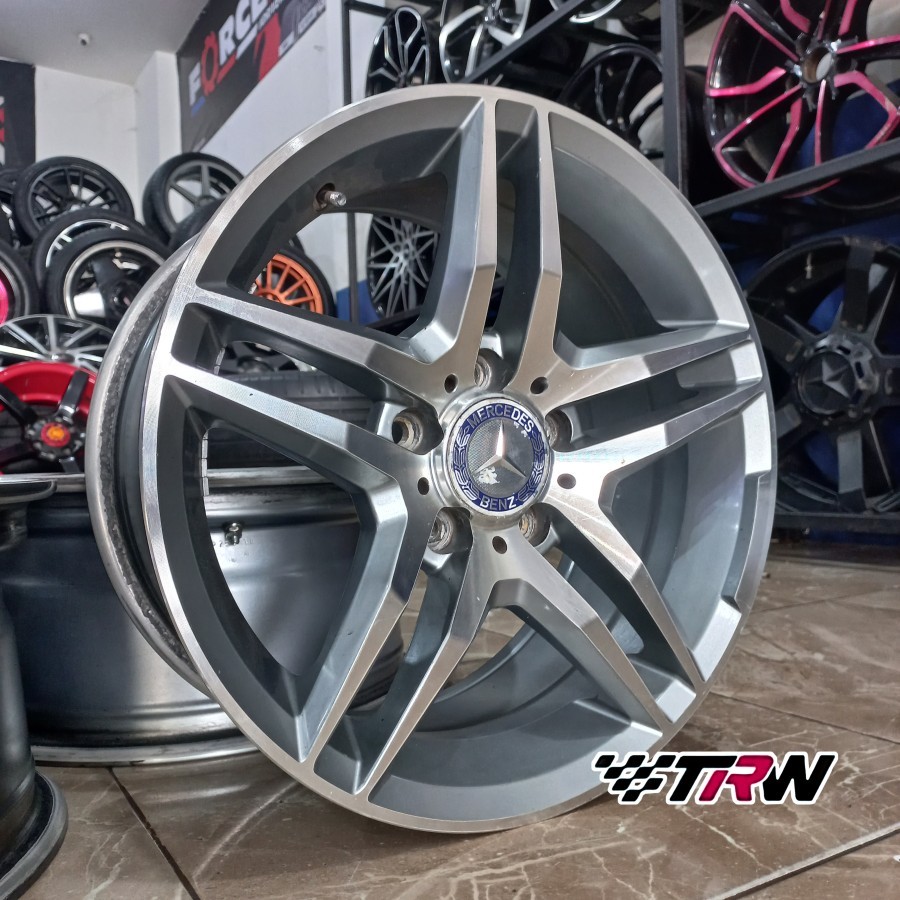 VELG MOBIL BEKAS MERCY R16 LUBANG 5 ROSTOCK R16 X7 H5X112 ET35 PNP,ERTIGA,LUXIO,INNOVA