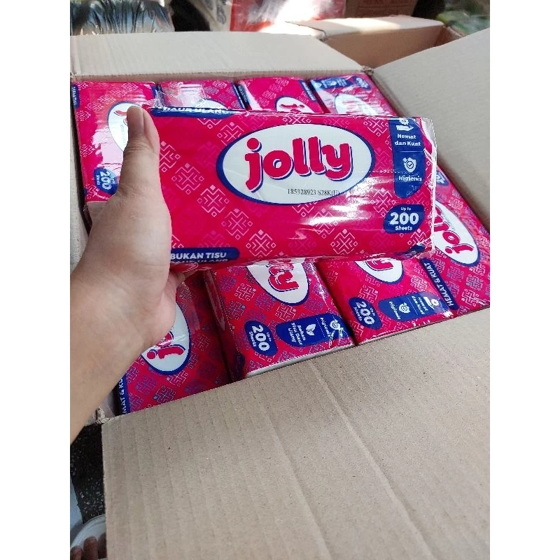 JOLLY 200 SHEET, TISU JOLLY 200 SHEETS, FACIAL TISSUE WAJAH JOLLY 200S