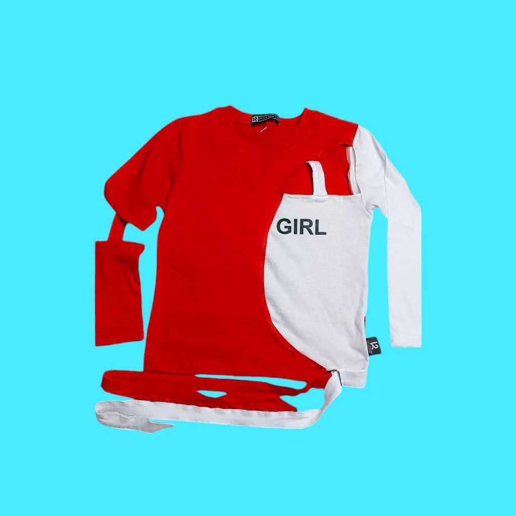 VANYA Atasan Baju Anak Perempuan Style Korea Dance Usia 4 14 Tahun