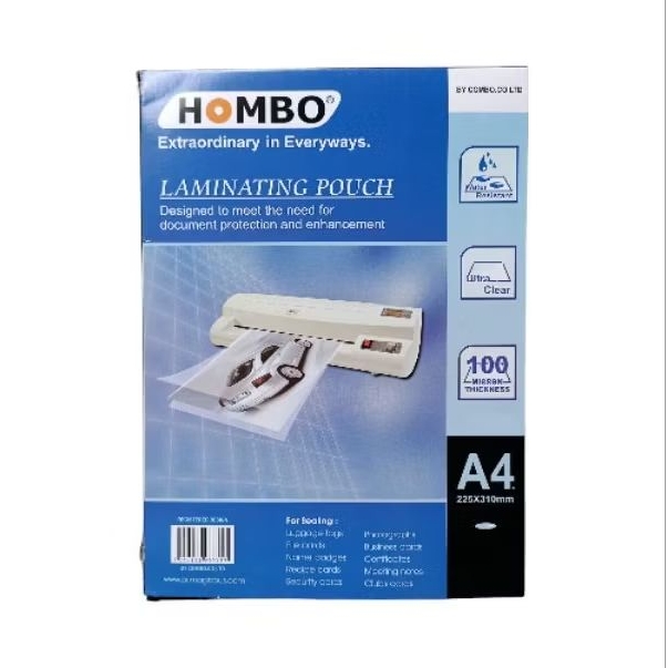 Laminating A4 Hombo / plastik laminating / laminating film