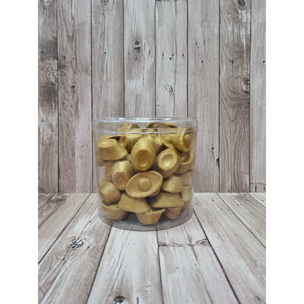 DUPA YEN PAU / YUAN PAU / YUAN BAO TAELS WARNA EMAS WANGI CENDANA (TOPLES)