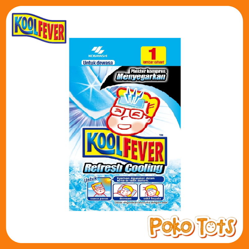 Koolfever Dewasa Plester Kompres Demam Untuk Dewasa Kobayashi Kool Fever
