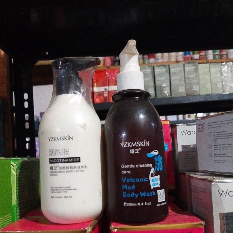 YZKMSKIN Niacinamide body lotion/body wash 250ml