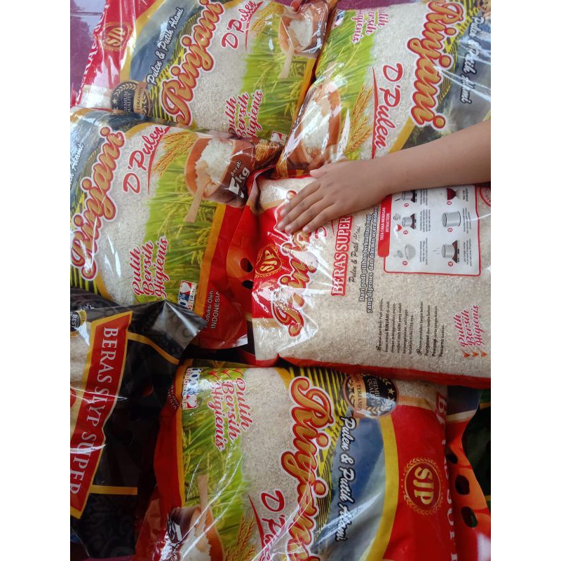 

Beras rinjani/rojolele/daun suji 5liter