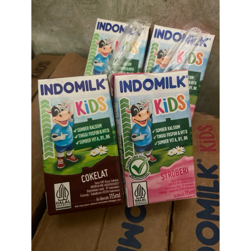 

Susu UHT Indomilk kids 1 dus coklat, strawberry isi 40 x 115ml