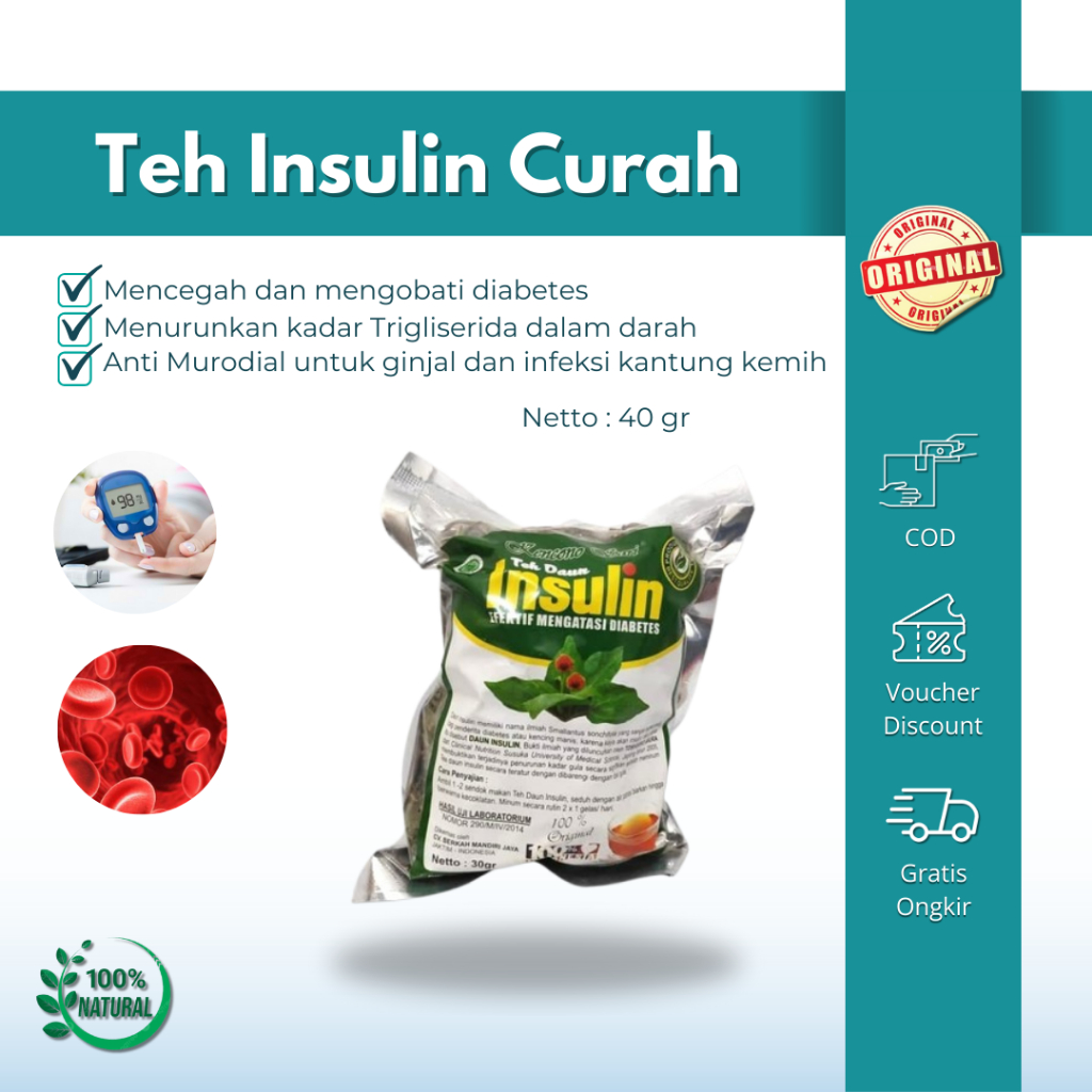 

Teh Daun Insulin Curah | Teh Seduh daun Insulin Efektif mengatasi Diabetes