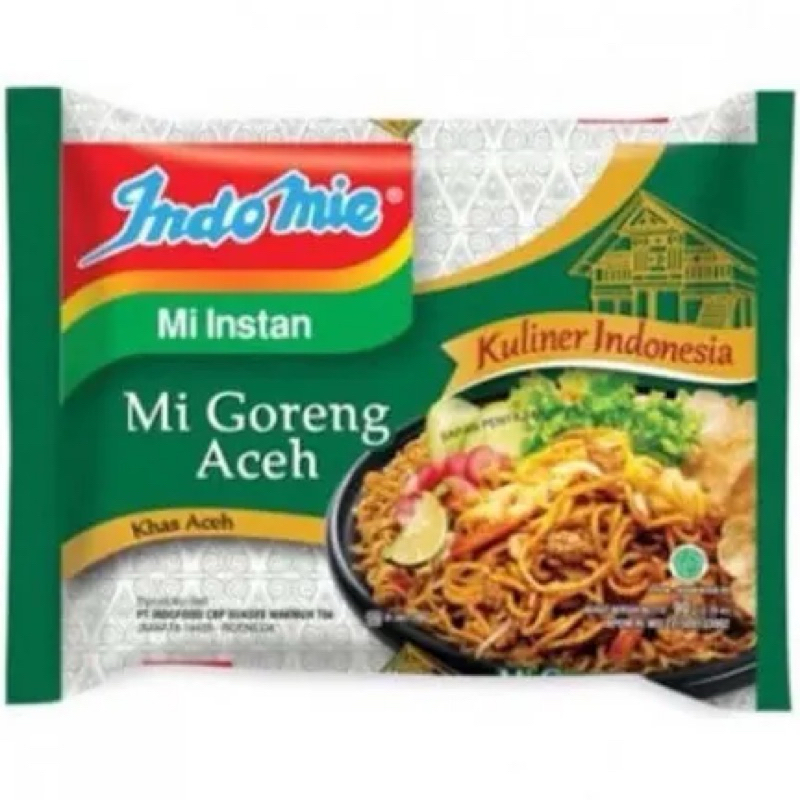 

Mie Instans Indomie Kuliner Indonesia Rasa Mie Aceh Mie Goreng Per Pieces