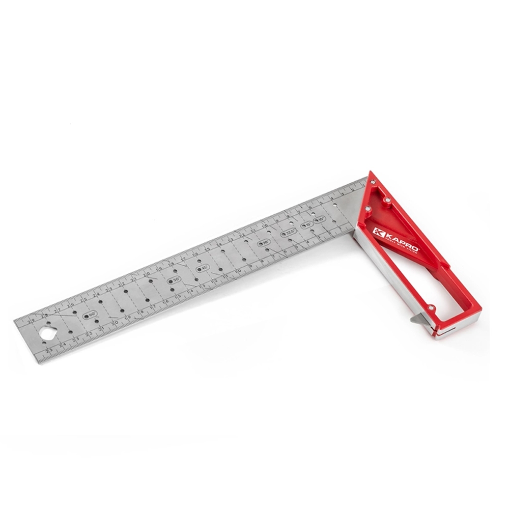 

Kapro 353 Penggaris Siku Stainless Steel + Aluminium Handle LEDGE-IT SQUARE - 40 cm