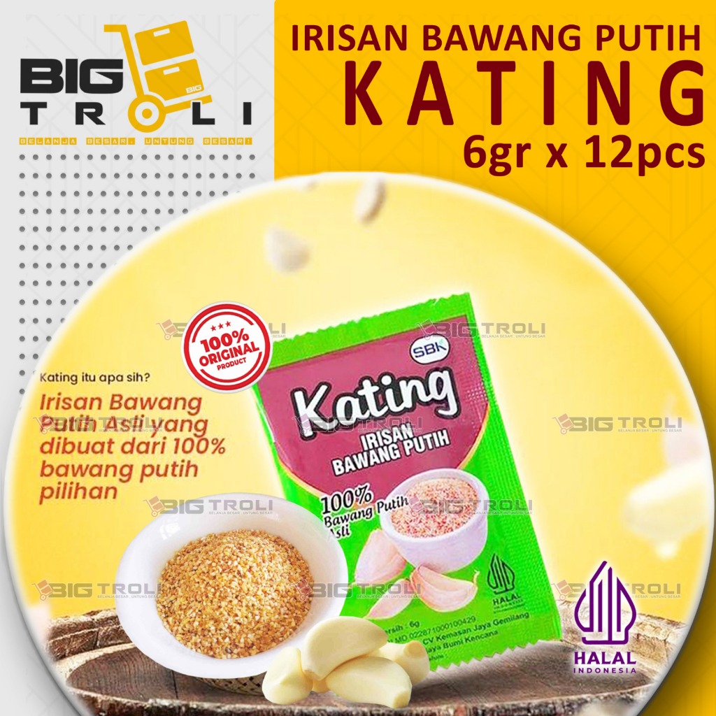 

KATING IRISAN BAWANG PUTIH [6GR X 12SACHET]