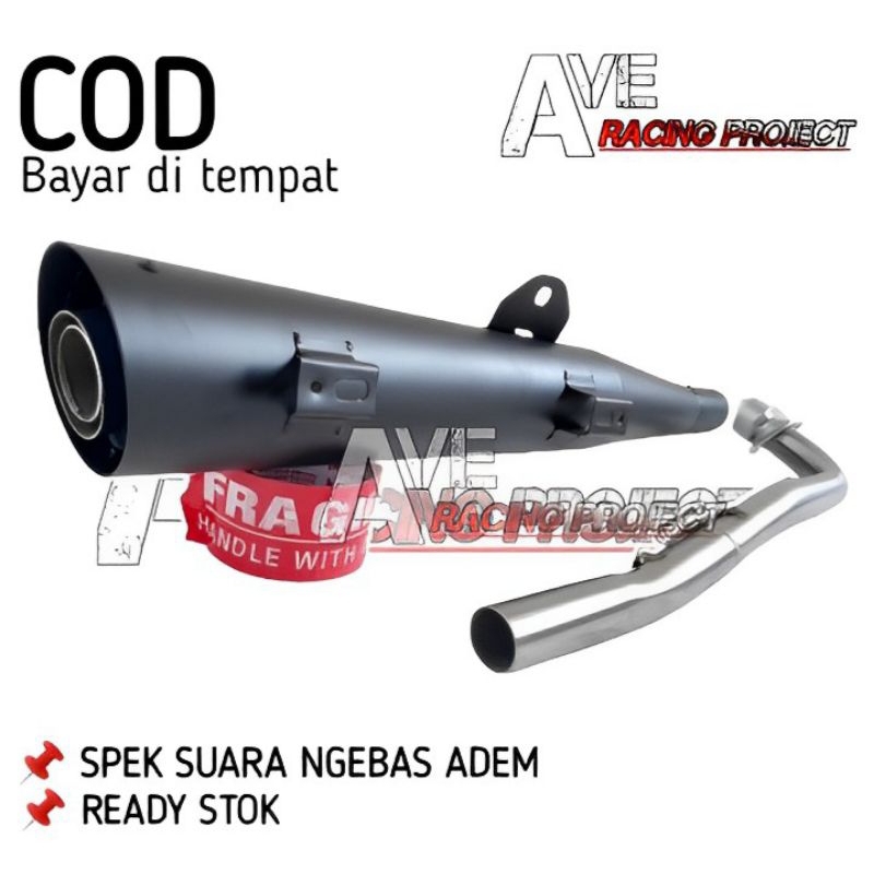 KNALPOT TSUKIGI STANDAR RACING KHARISMA KIRANA 125 SUPRA X125 LAMA ASTREA GRAND