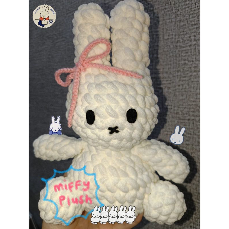 Miffy plushie crochet | Boneka miffy | Miffy crochet