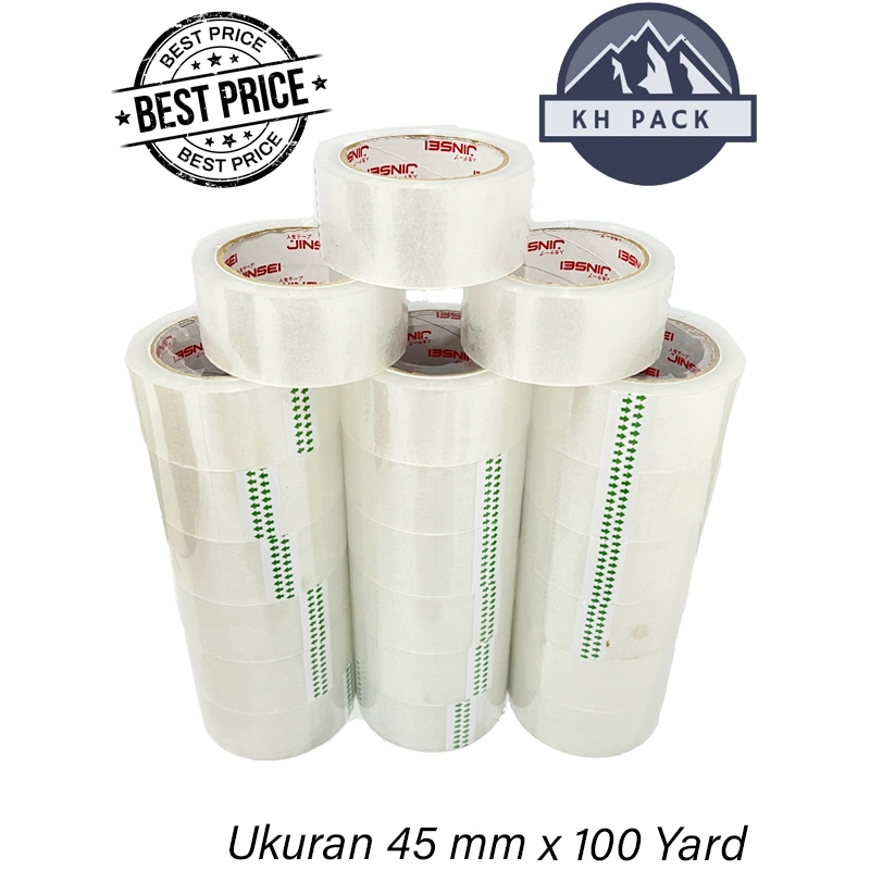 

Lakban Bening/Coklat 45MM x 100 Yard REAL