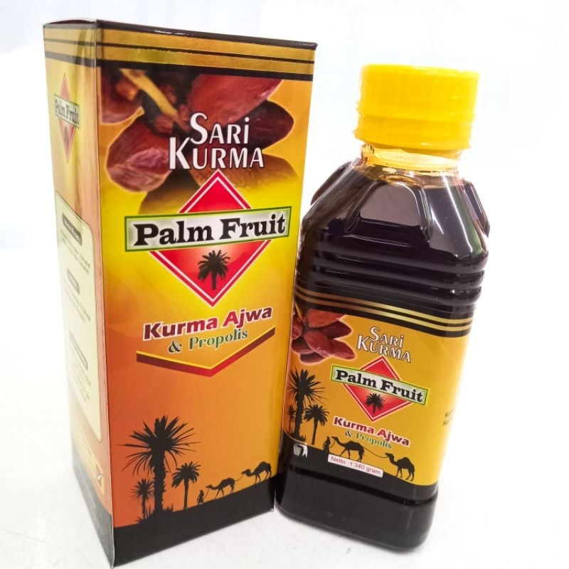 

Sari Kurma PALMFRUIT plus kurma ajwa & propolis 340 gram