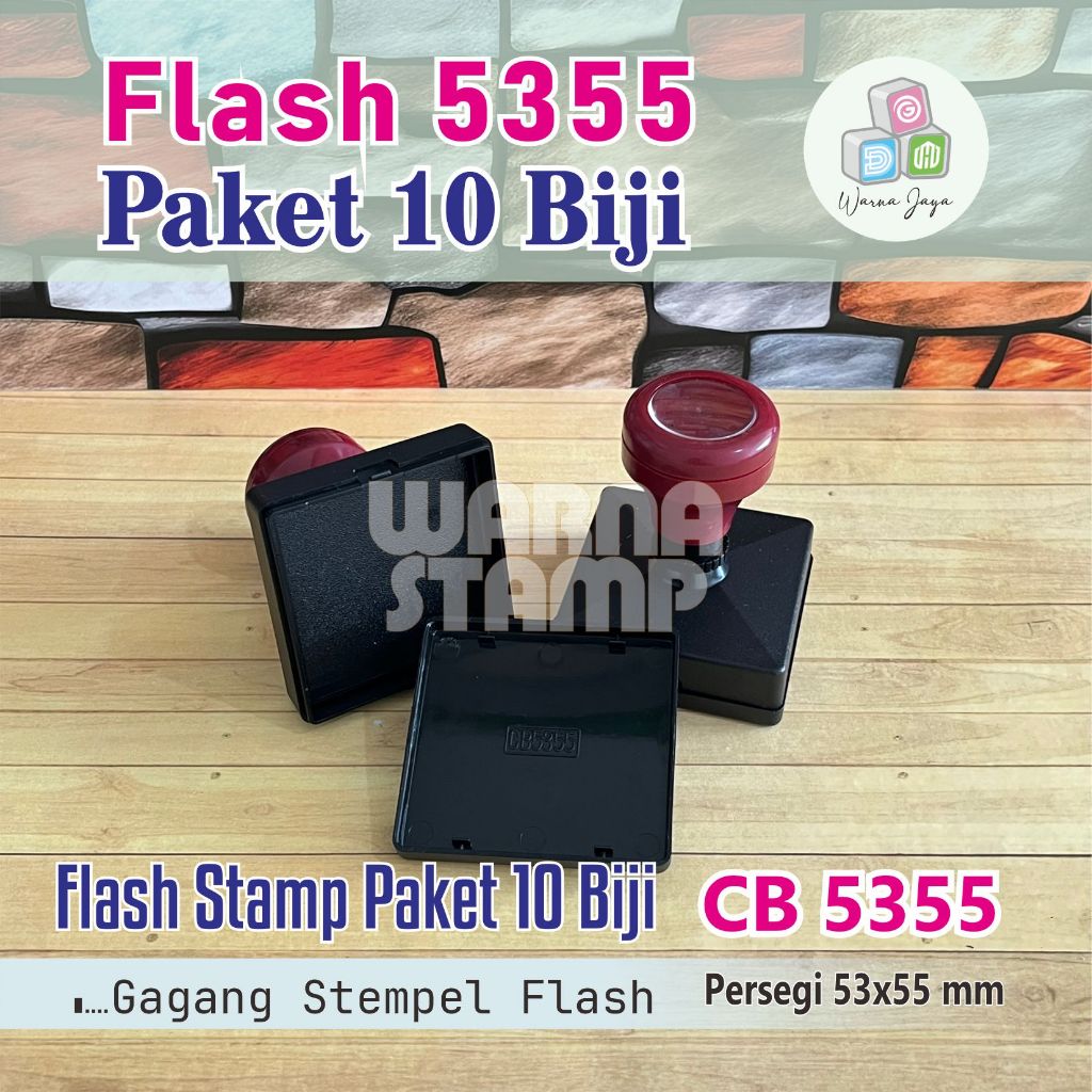 

Gagang Stempel Flash 5355 mm / PAKET 10 BIJI / Gagang Stamp Flash Persegi Panjang / Hanya Gagang Saja