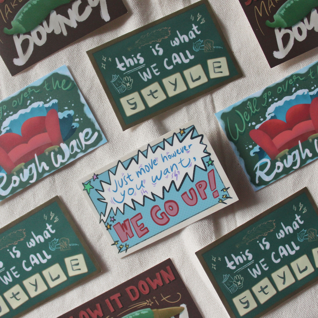 

ATEEZ Lyrics Vinyl Sticker - Fanmade / Fanart