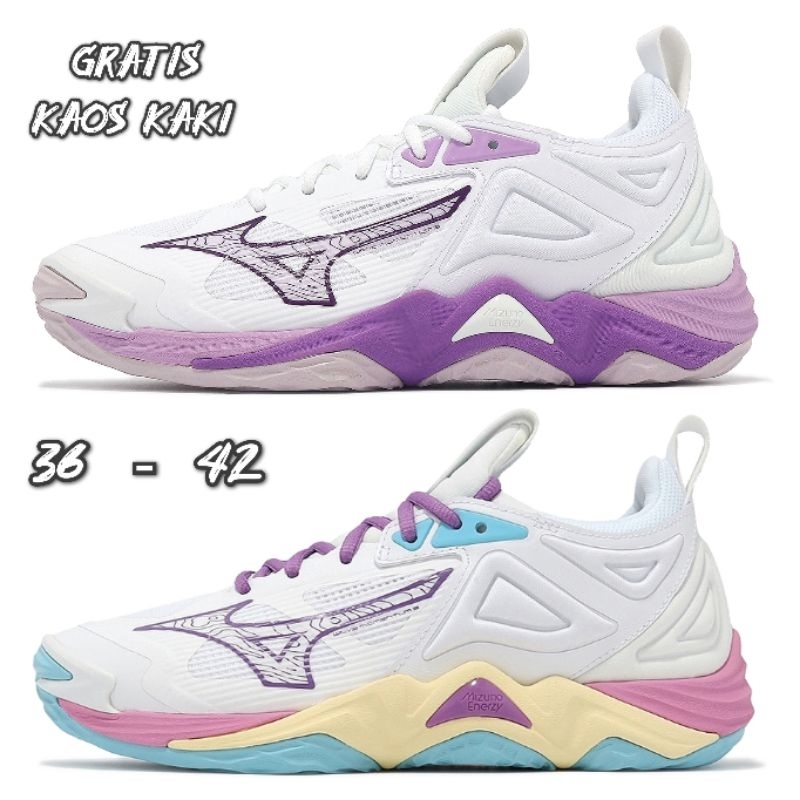 Mizuno Wave Momentum 3 Grade Ori / Sepatu Volly Wanita Mizuno Momentum 3 / Sepatu Voli Wanita Mizuno