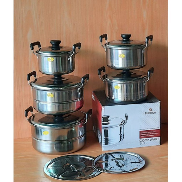 Get Quality PANCI SET 12PCS STAINLESS STEAMER KUKUSAN