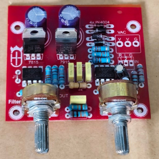 filter subwoofer 2 potensio kit filter subwoofer crossover LPF