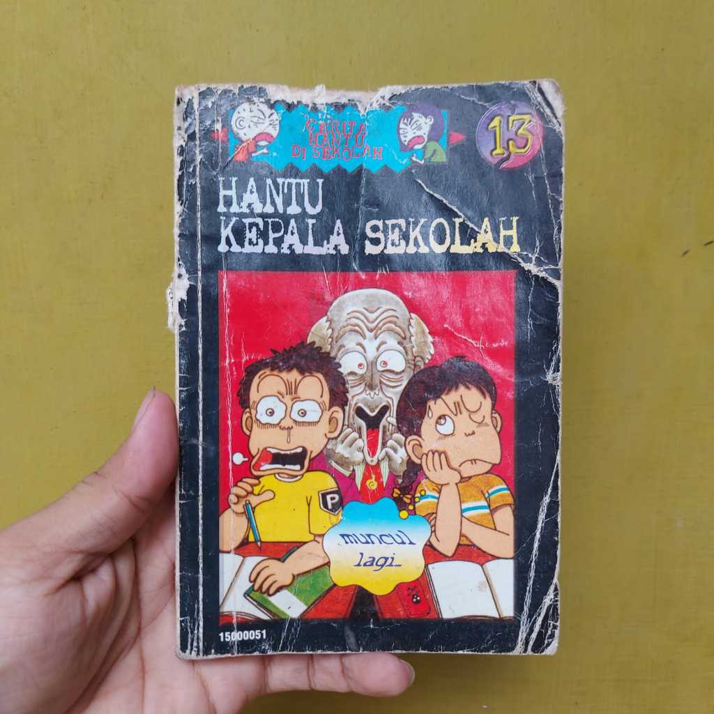 Buku Cerita Hantu Di Sekolah Hantu Kepala Sekolah - Preloved Original