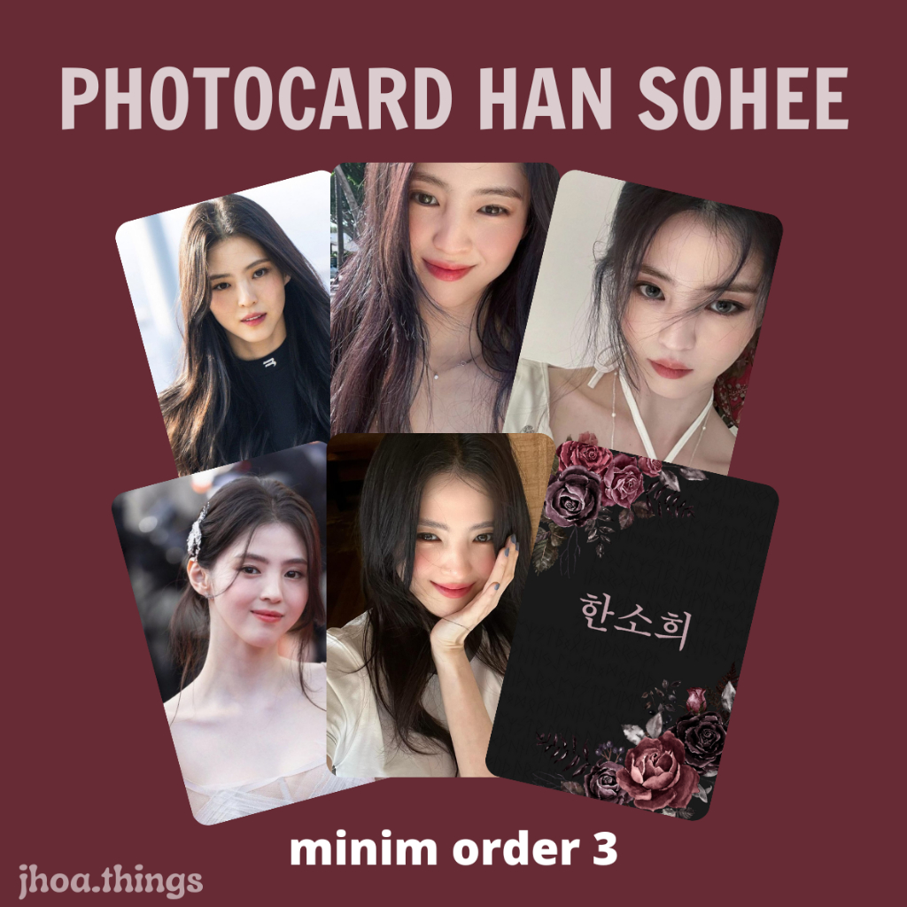 [UNOFFICIAL] PHOTOCARD HAN SOHEE ACTOR KOREA KDRAMA DRAKOR SO HEE