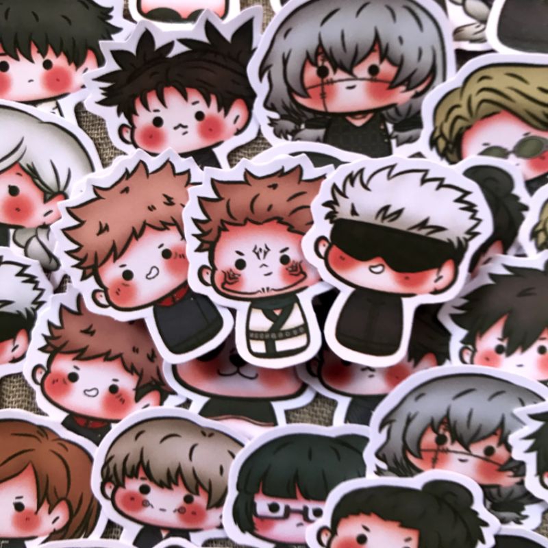 

<anime sticker>16 pcs jujutsu kaisen sticker pack, gojo satoru sticker, sukuna sticker, yuta sticker, anime sticker lucu, sticker aesthetic, sticker murah, sticker jurnal, sticker mini