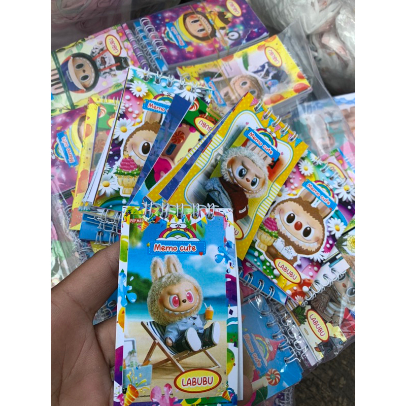 

10pcs memo cute labubu