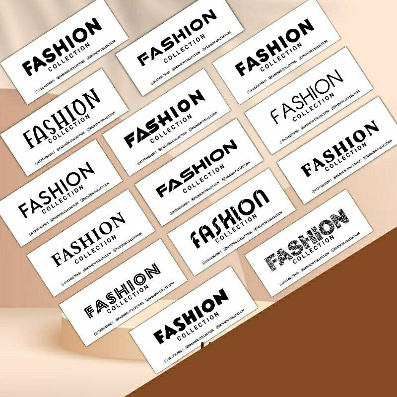 

hangtag Lebel baju bonus tali