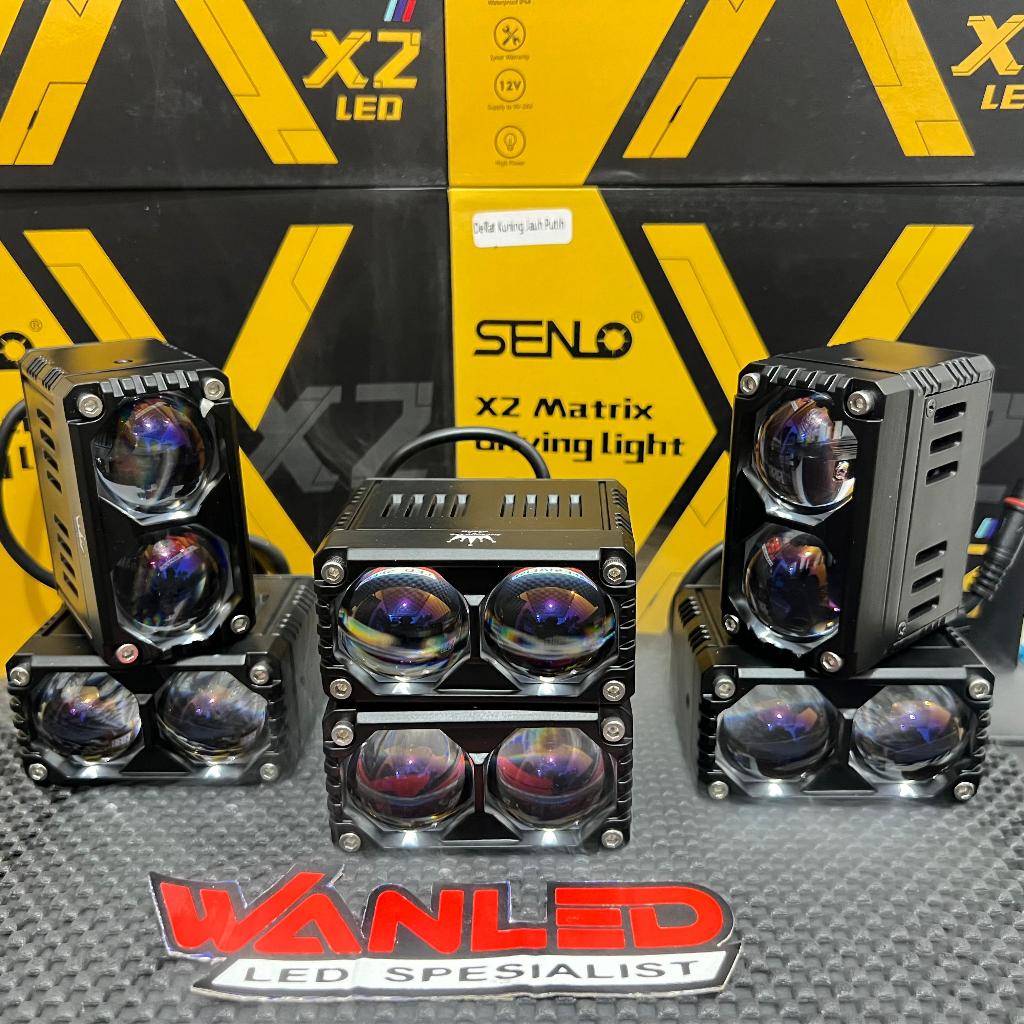 SENLO X2 MINILASER SENLO X2 BLUE LENS HIGH POWE GARAMSI 1 TAHUN