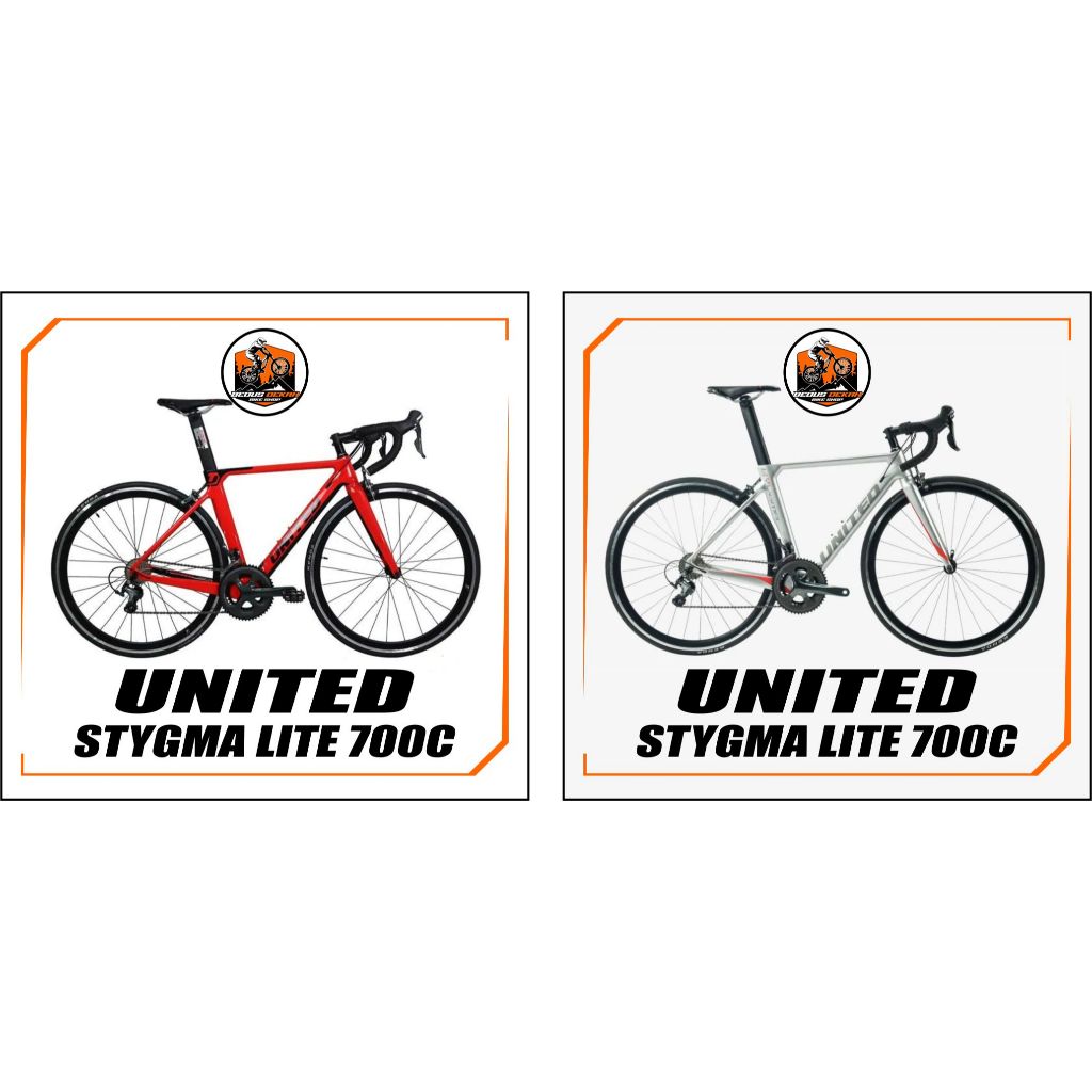 SEPEDA BALAP UNITED STYGMA LITE 700C NEW ROADBIKE CARBON
