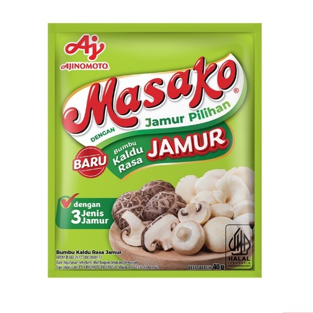 

Kaldu Jamur Masako / Mushroom Powder - 40 Gram