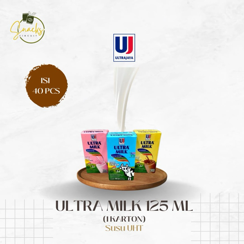 

Ultra Milk Susu UHT 125 ML (Isi 40 Pcs)