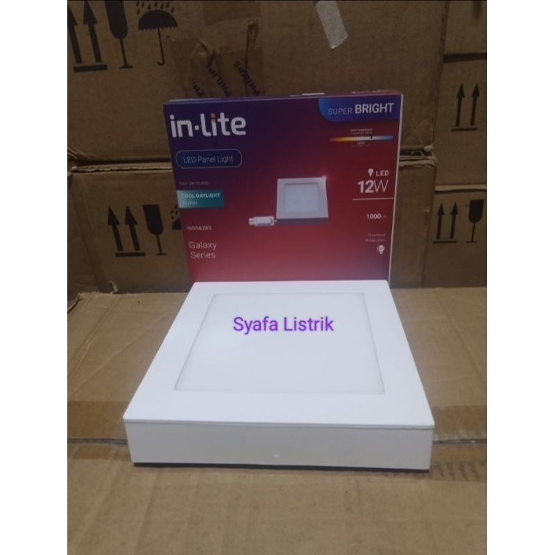 Lampu Dwonlight LED Outbow Kotak 12Watt Cahaya Putih INLITE