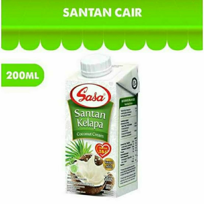

Sasa Santan Kelapa Cair 200 ml
