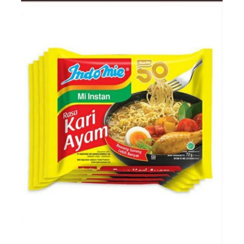 

jual indomie kari ayam kuah 5 pcs