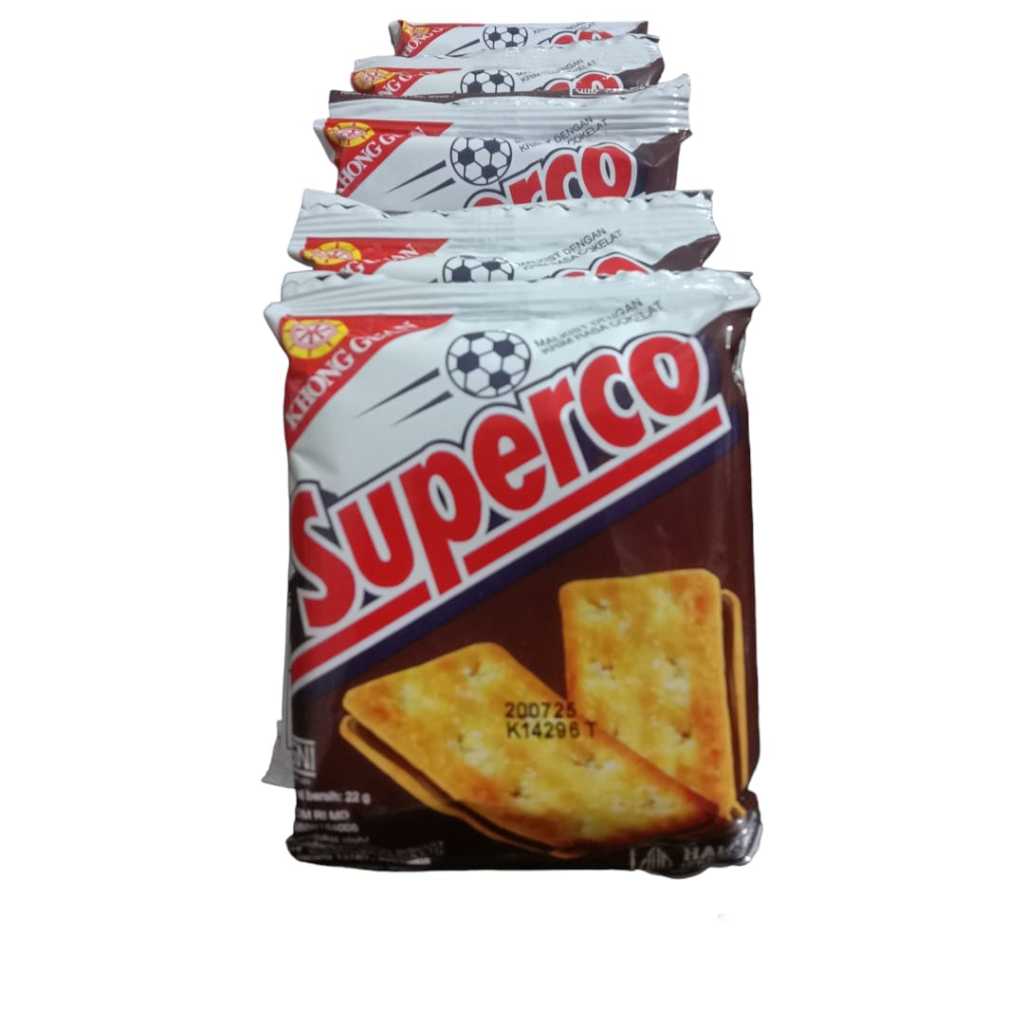 

KHONG GUAN SUPERCO RASA COKLAT 1RENCENG 10 SACHET