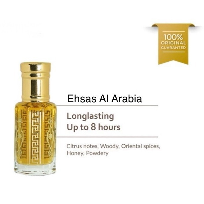 PARFUME ARAB - Parfum Ehsas Al Arabia Surrati 8ML Original Ehsas Al Oud Tanpa Alkohol