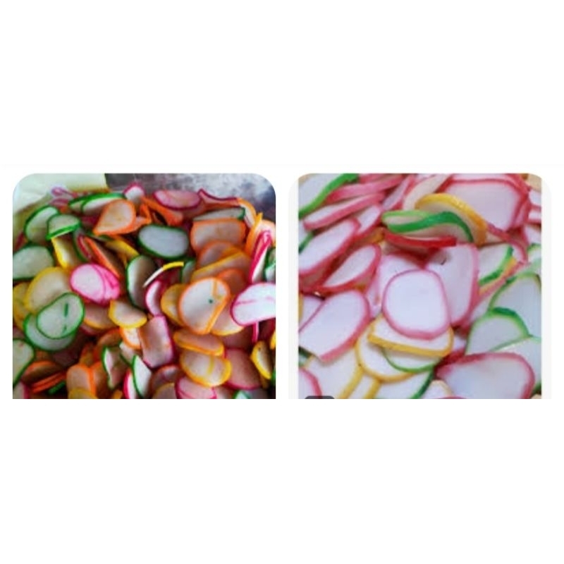 

kerupuk roda dan kerupuk bibir 500g / pasar online karuwisi