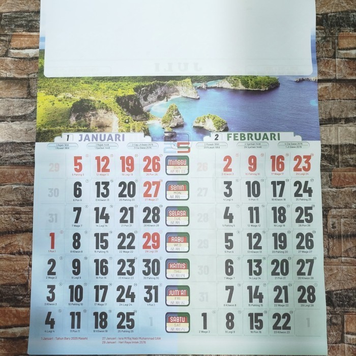 

KALENDER KERJA KRISMON JUMB0 ALAM GAMBAR TAHUN 2025 ( KERTAS DAUR ULANG )