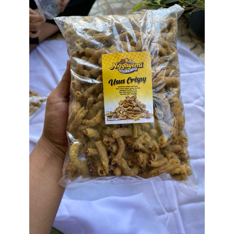 

Keripik Usus Original Premium 500gr Daun Jeruk Renyah Gurih asin termurah setengah kilo