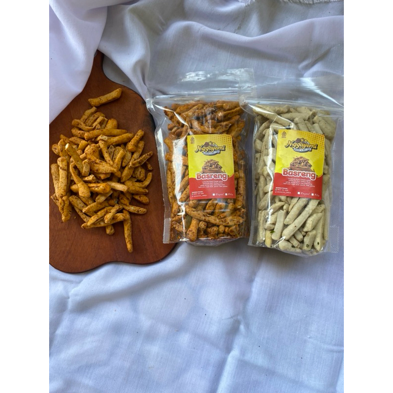 

BUNDLING Basreng Stick Pedas Original 215 + 200 gr Termurah Terenak Daun jeruk