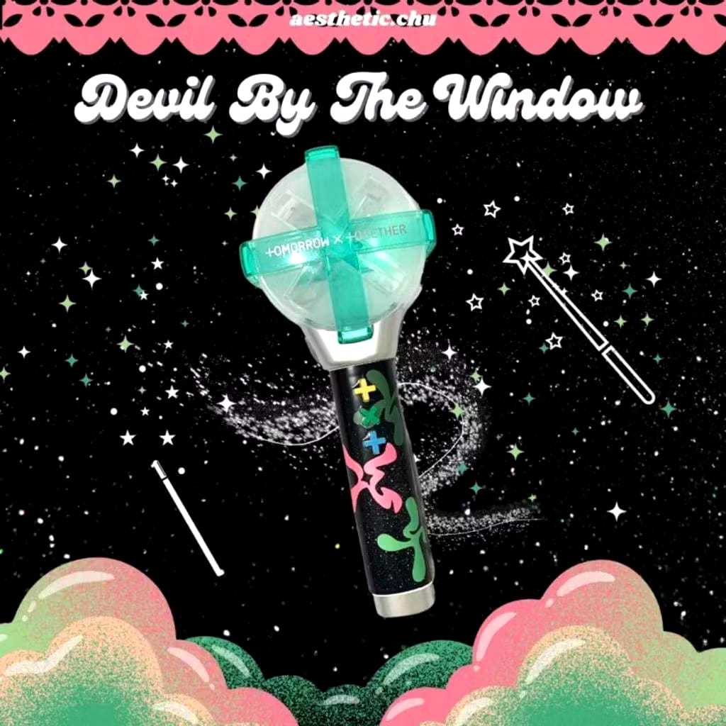 

Devil By The Window Skin Sticker Light Stick Moabong TXT Ver 1 ( Sticker saja bukan Lightstick)