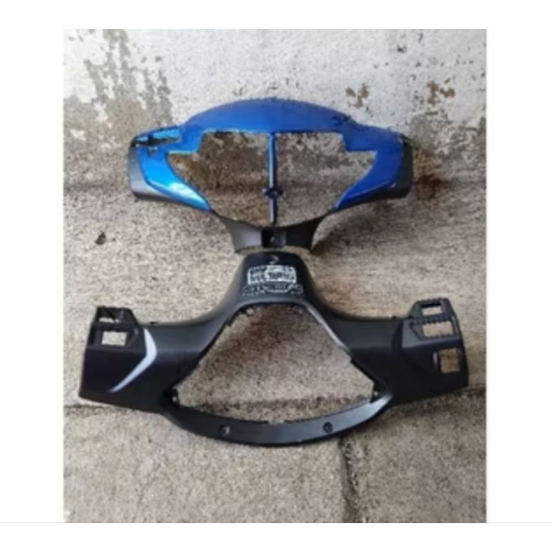 batok depan belang Honda Supra x125 lama old batok lampu depan Honda Supra 125 lama warna biru