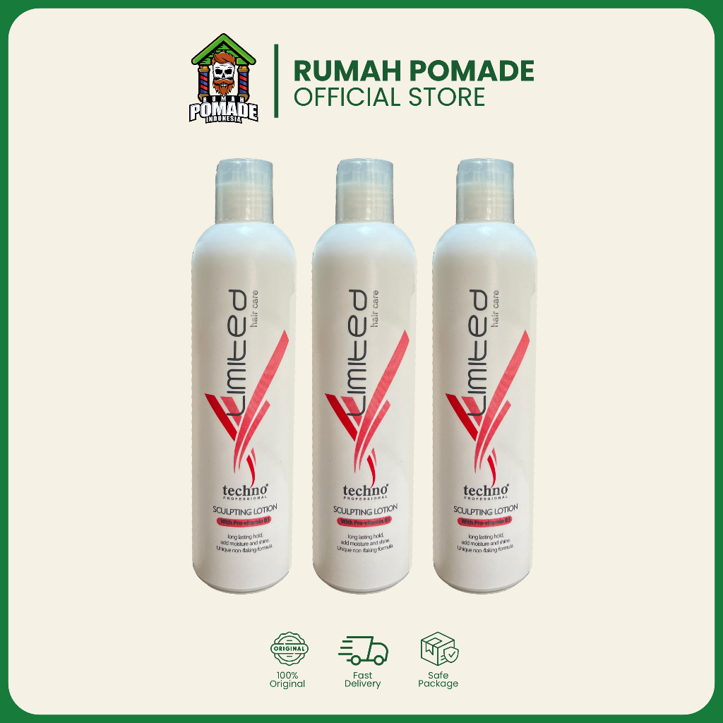 Techno LIMITED Hair Care Sculpting Lotion 300 Ml - Pomade Cair Limited Gel Original