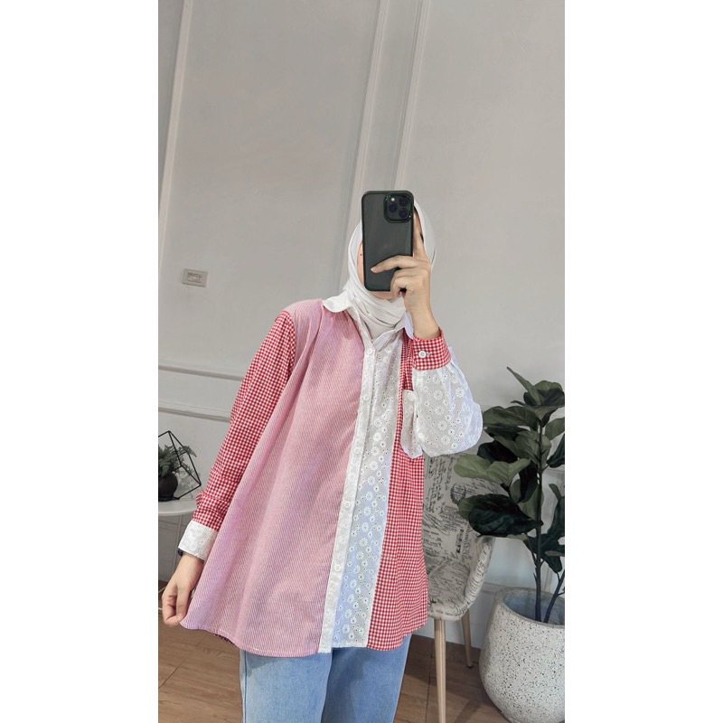 Blouse Geulis , Kemeja Athayaa , Nibrs , Triset